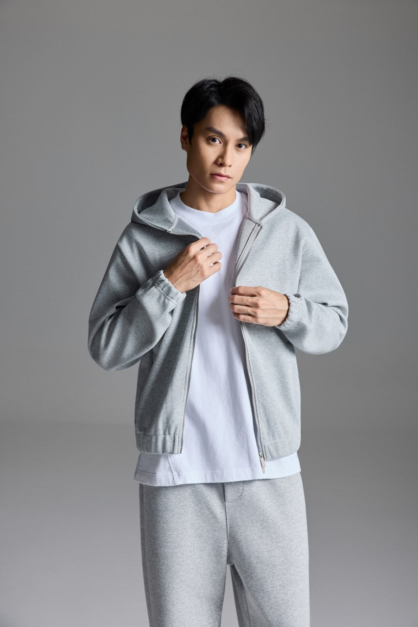 Y2k Boxy Hoodie Grey
