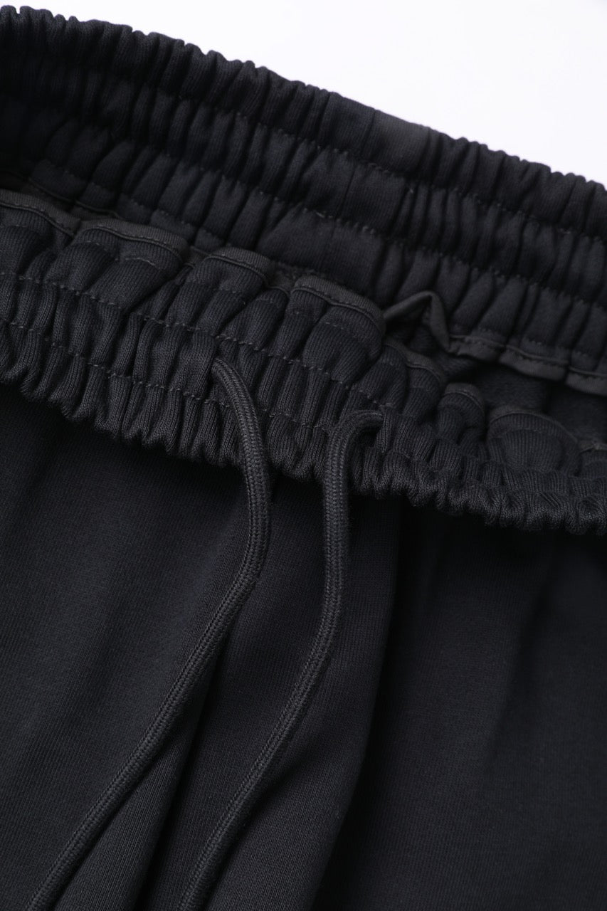 Straight Sweatpants Black