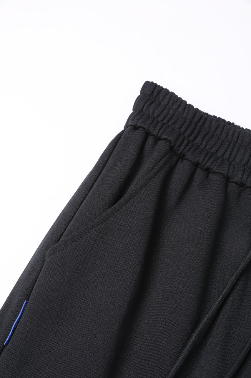 Straight Sweatpants Black