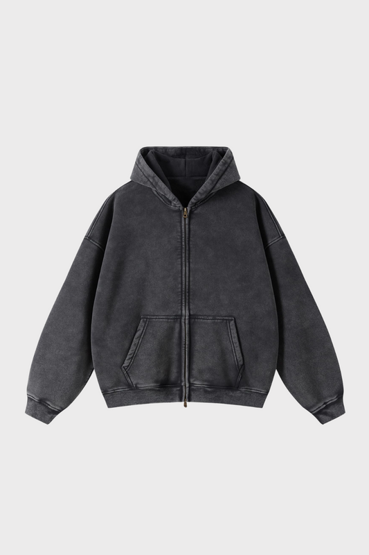 Graphic Heavyweight Zipped Hoodie