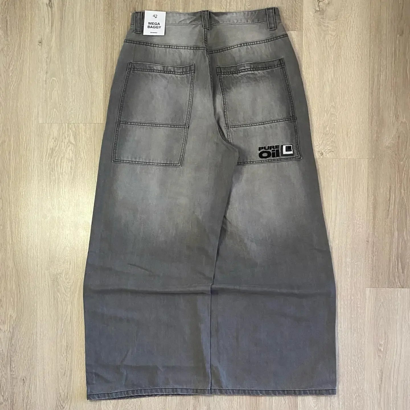 Y2K Pattern Embroidered Jeans