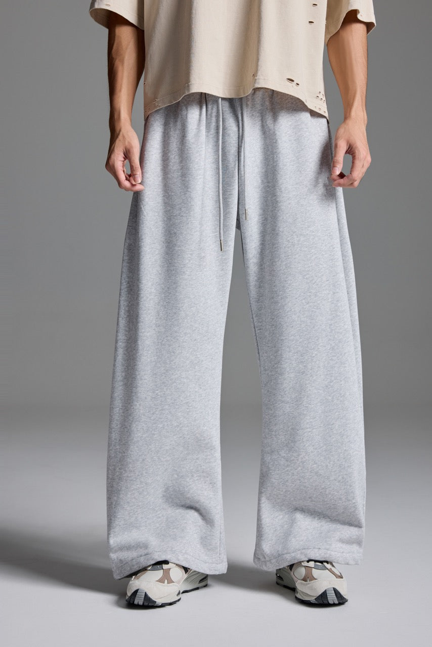 Double-Waist Sweatpants Grey