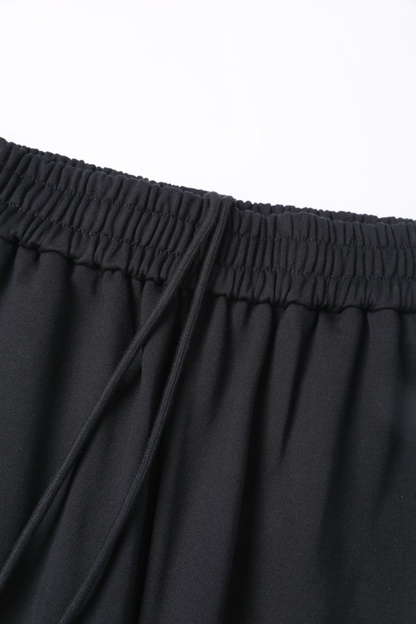 Straight Sweatpants Black