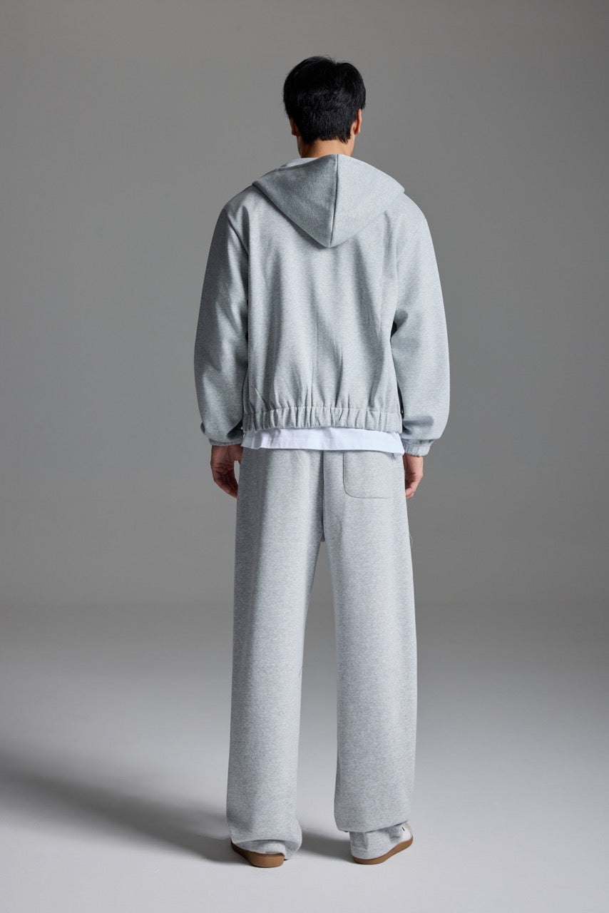 Y2k Boxy Hoodie Grey