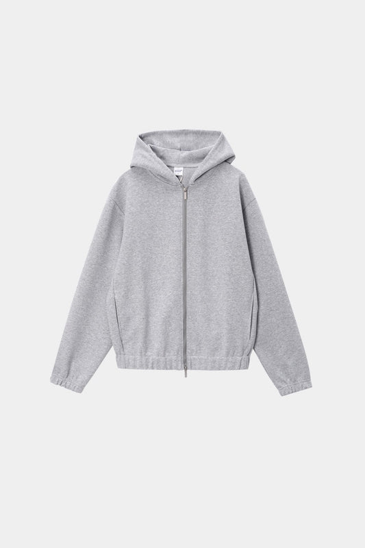 Y2k Boxy Hoodie Grey